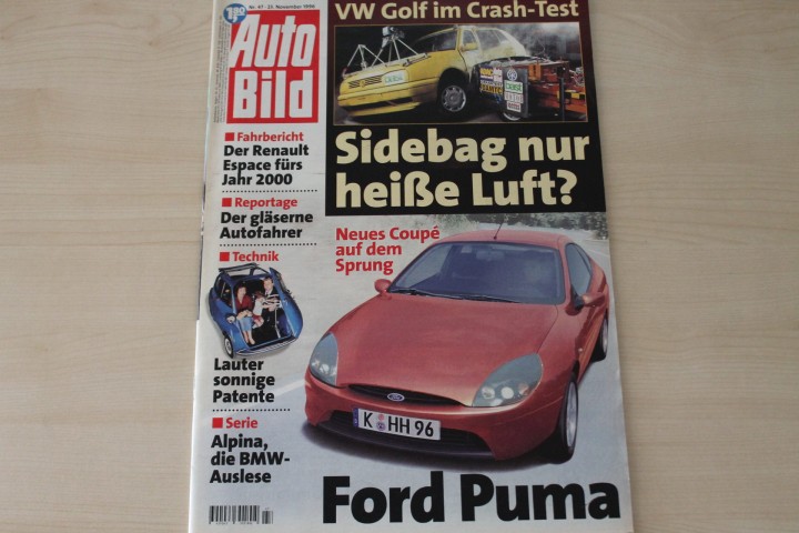 Deckblatt Auto Bild (47/1996)